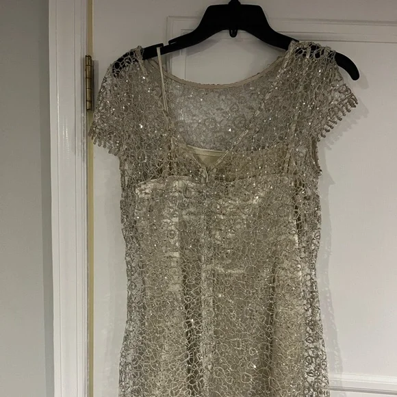 Cachet gold dress